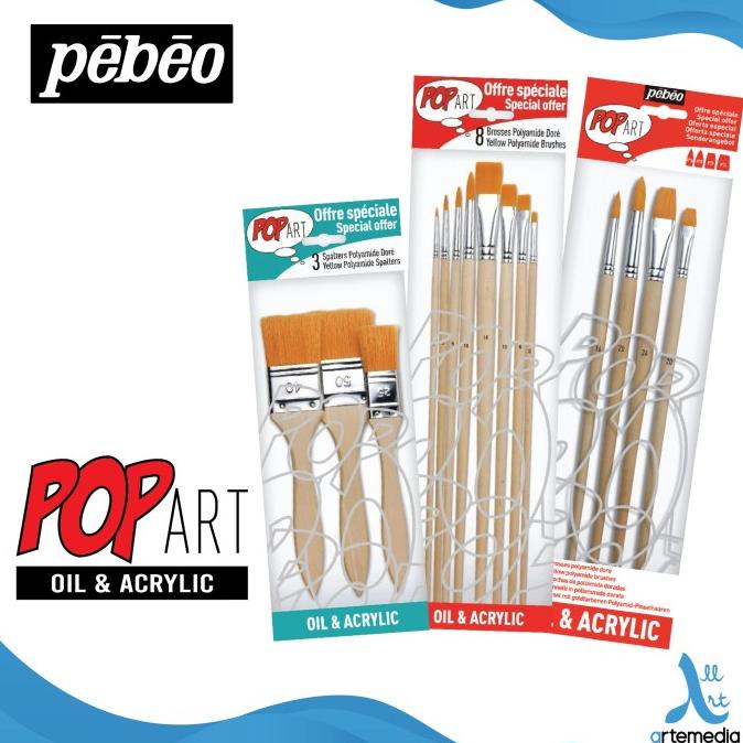 

TERMURAH Kuas Lukis Pebeo Yellow Polyamide Oil and Acrylic Brush Set/CAT AKRILIK SET/CAT AKRILIK SET 24 WARNA/CAT AKRILIK PASTEL/CAT AIR/CAT AIR LUKIS SET/CAT AIR GIOTTO/KUAS LUKIS 1 SET/KUAS LUKIS KECIL/KUAS LUKIS LENGKAP/KANVAS LUKIS/KANVAS LUKIS