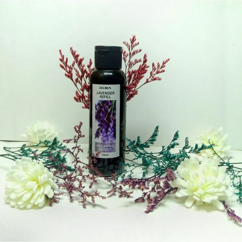 Reed Diffuser Pengharum Ruangan Aroma Bunga Aromateraphy Reed Diffuser Murah Aroma Ruangan Aroma Ruangan-REFILL100ML LAVENDER