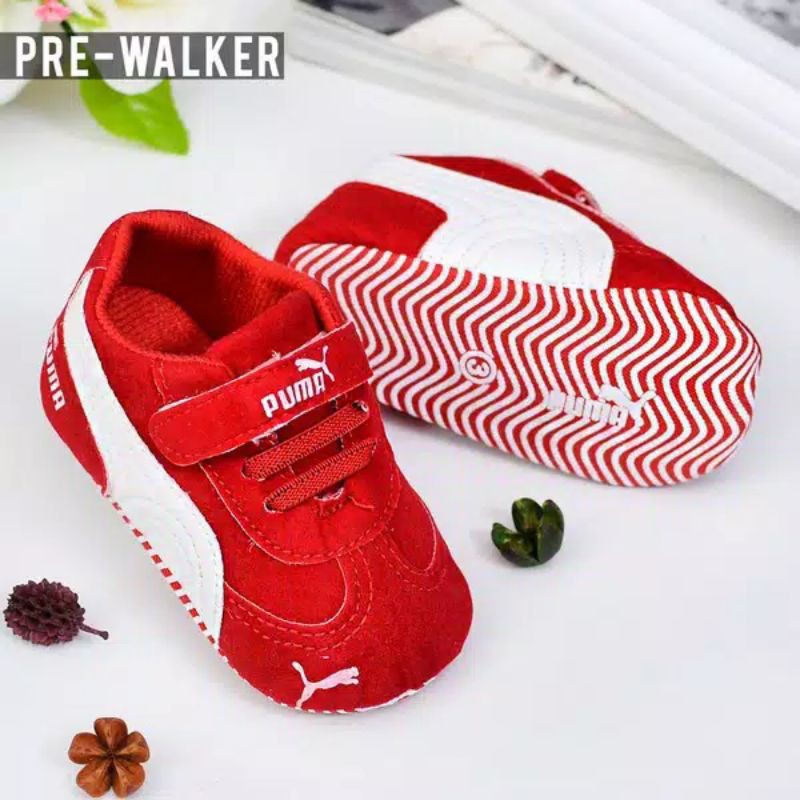 CUCI GUDANG Sepatu Bayi Prewalker Shoes Anti Slip Import