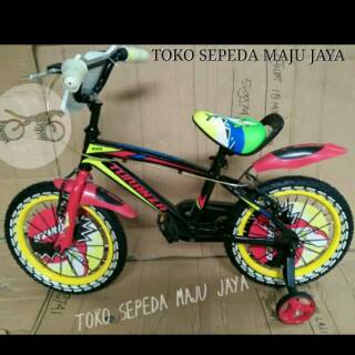 Folding bike sepeda  lipat 16 United trifold 3 speed 