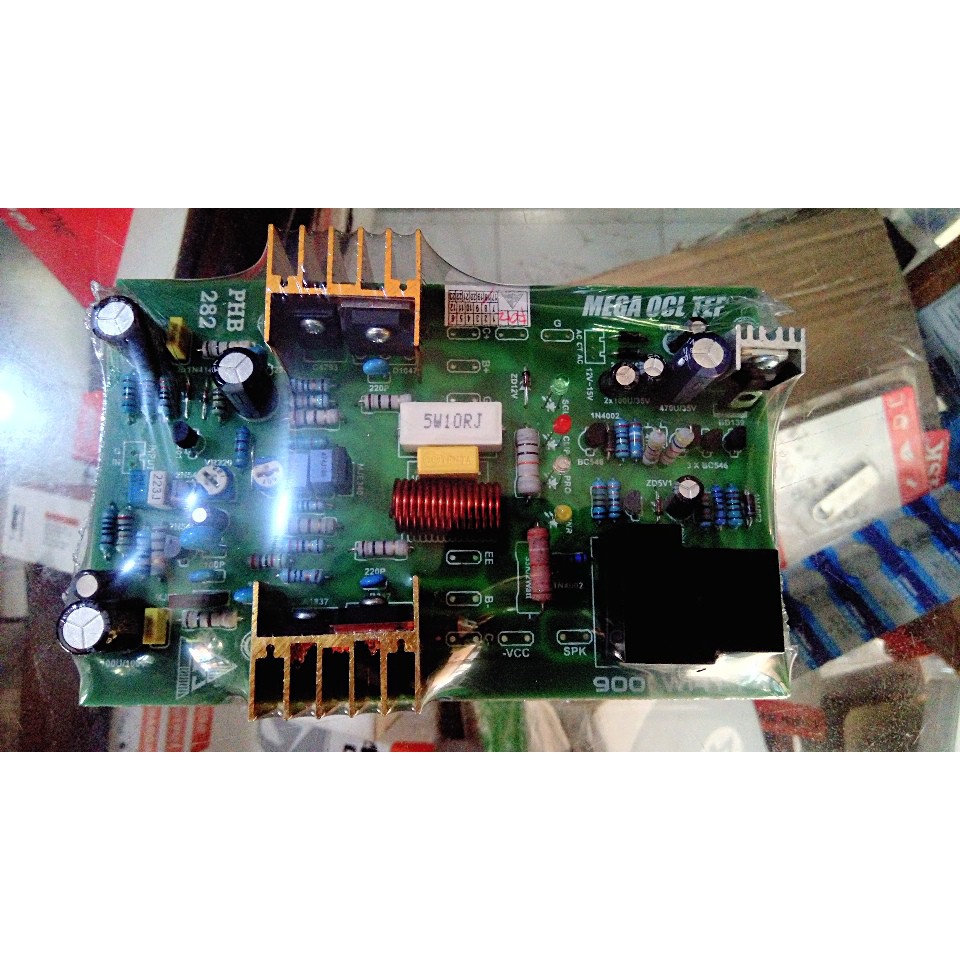 POWER KIT Amplifier Profesional MEGA OCL 900W PCB FIBER SP PROTEC