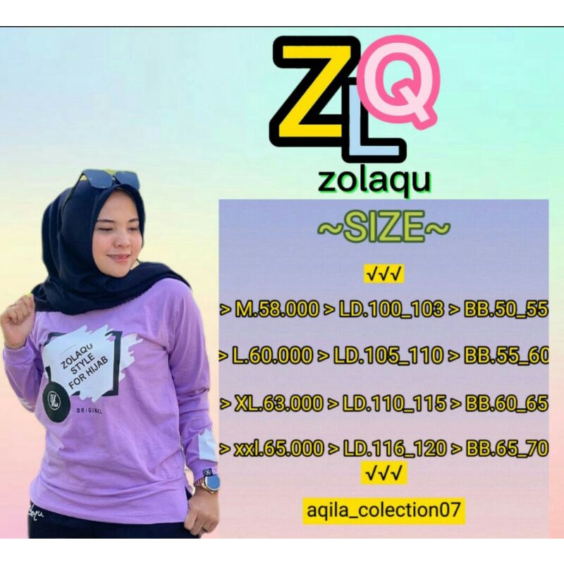 zolaqu terbaru kekinian cocok untuk praremaja dan ibu-ibu senam