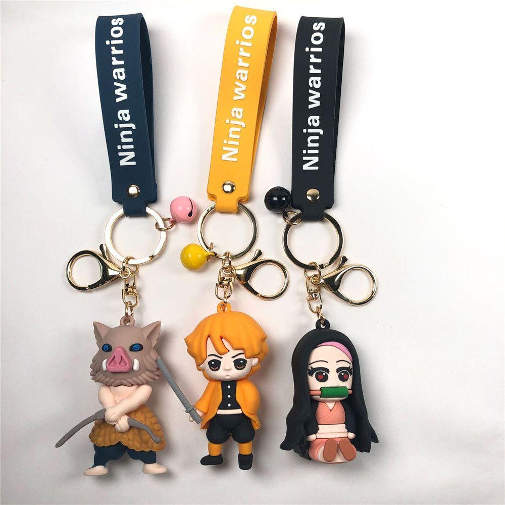 TOP Keyring Gantungan Kunci Action Figure Collect Nezuko Tanjirou Hashibira no Yaiba