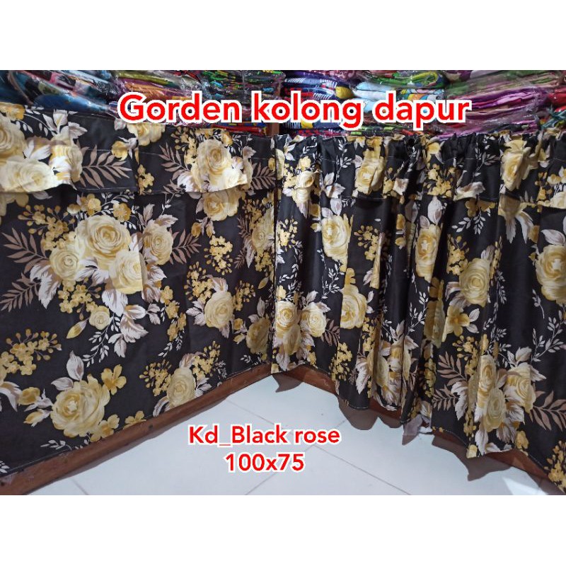 Gorden kolong dapur gorden homemade