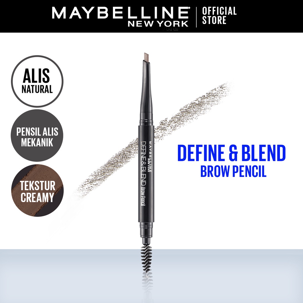 Maybelline Define and Blend Eyes Make Up - Natural Brown (Pensil Alis Mekanik)