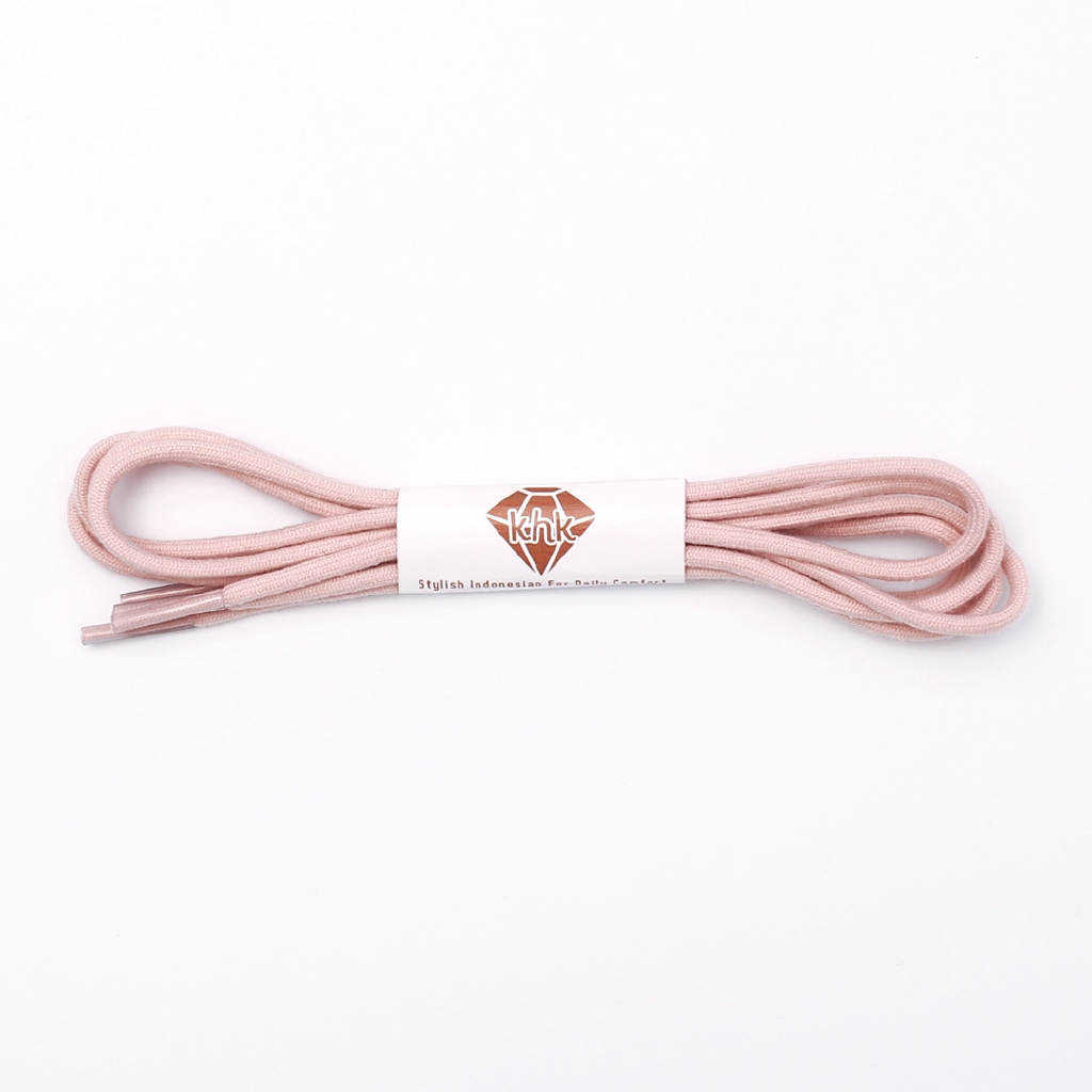 Khakikakiku Rounded Shoelaces Pink