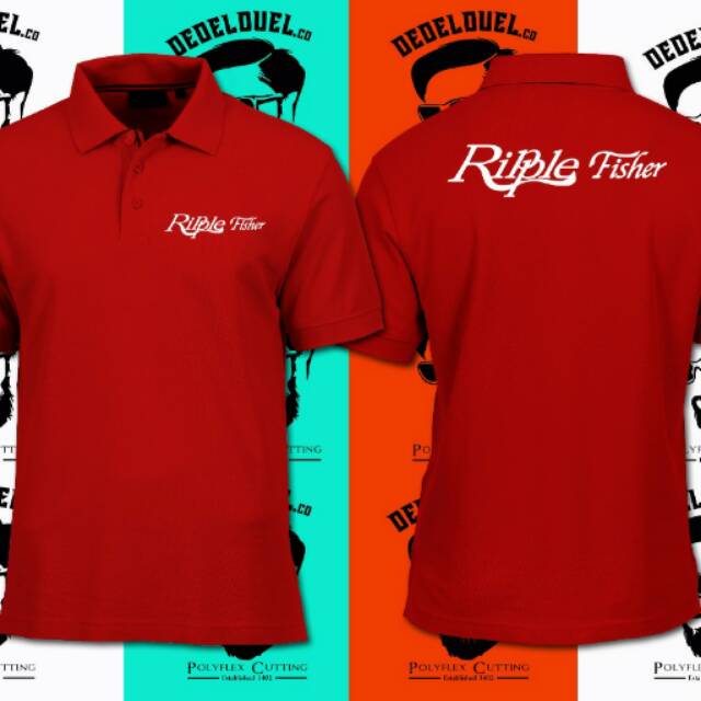 Polo shirt Kaos kerah Ripple Fisher
