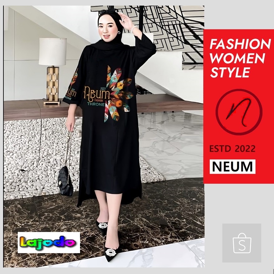 NEUM MUSLIM Long Tunik Terbaru Long Tunik NEUM Tunik Wanita Modern Long Tunik Import Long Tunik Keki