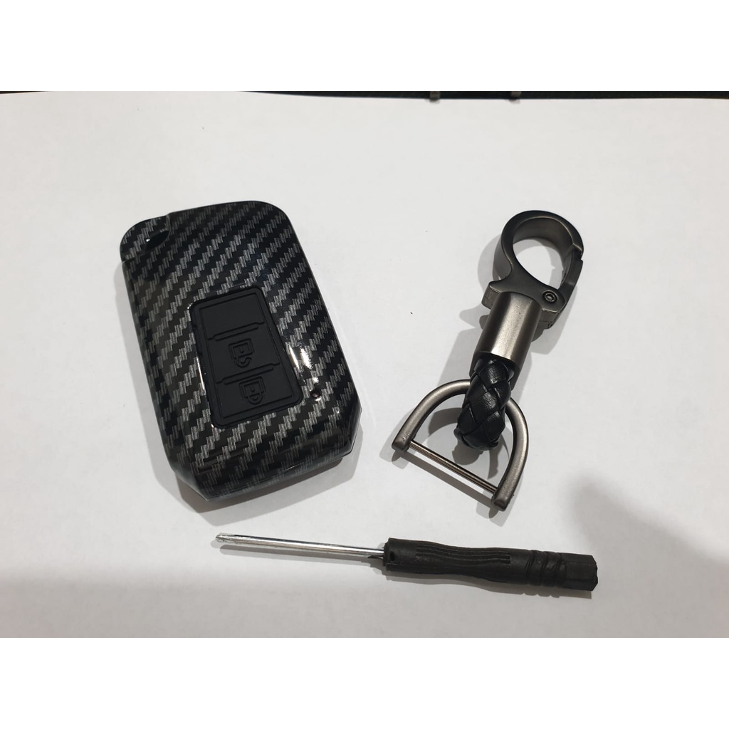 Cassing Case Sarung Kunci Carbon Toyota All New Yaris 2018 Up