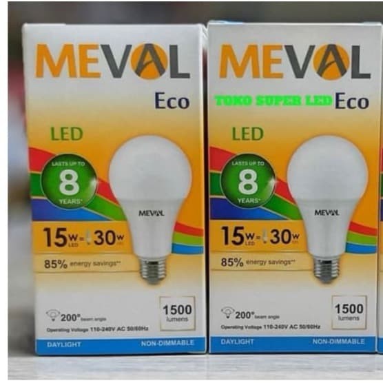 LED Bulb 15W - Putih MEVAL