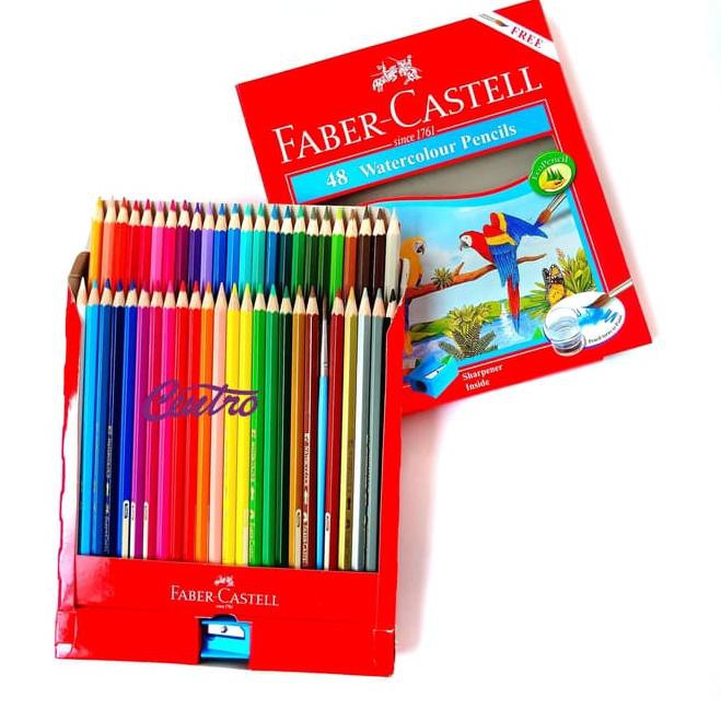 CE9 Faber Castell 48 WaterColour Pencil Watercolor  Pensil 