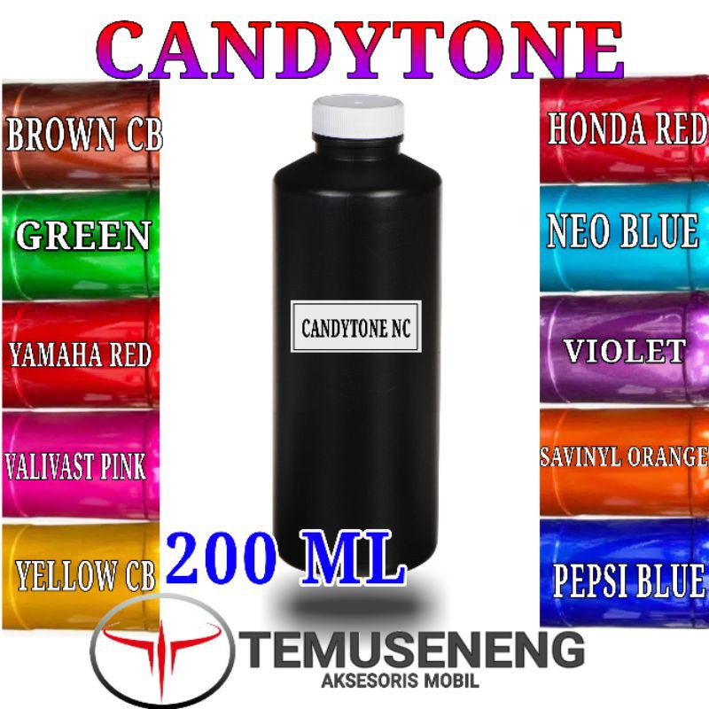 Cat Candytone Candy Tone Nc Cat Duco 200Ml Cat Semprot Mobil Motor