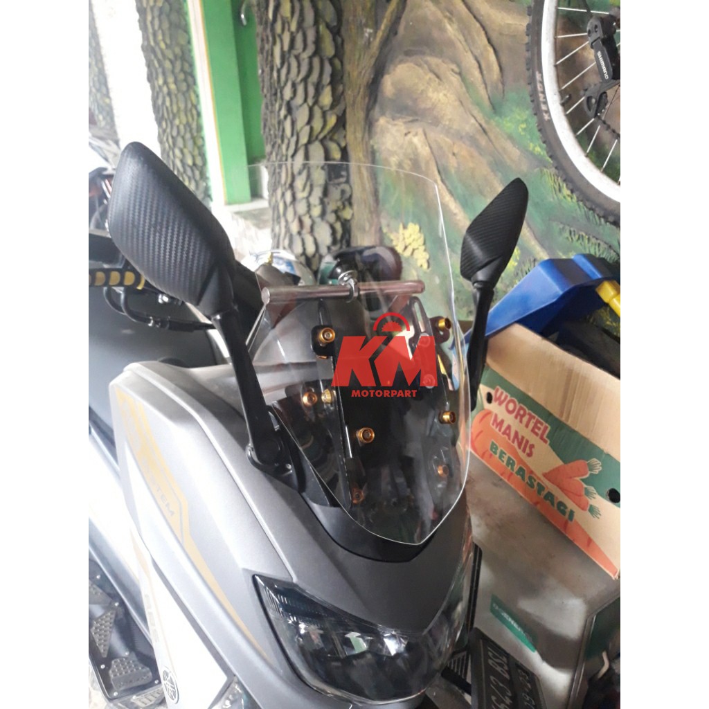 Visor Windshield NMax Lama Old Variasi 2015 2016 2017 2018 2019 Panjang 43 cm Tebal 3 mm N Max