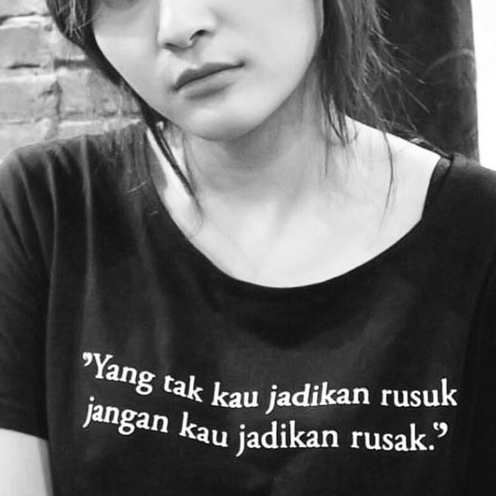 KAOS DISTRO tumbller&quot;yang tak kau jadikan rusuk&quot;