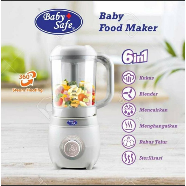 Baby Safe LB012 Baby Food Maker 6in1