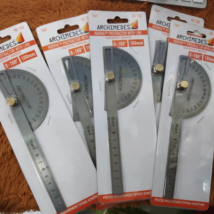 

Penggaris Busur Stainless Protractor Alat Ukur Sudut