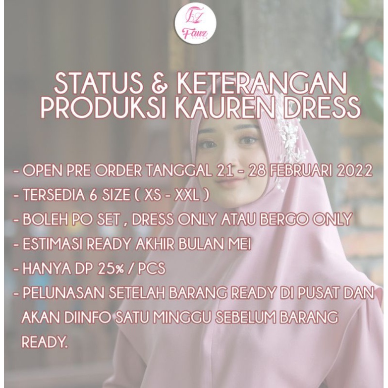 Kauren Dress By Fauz Hijab