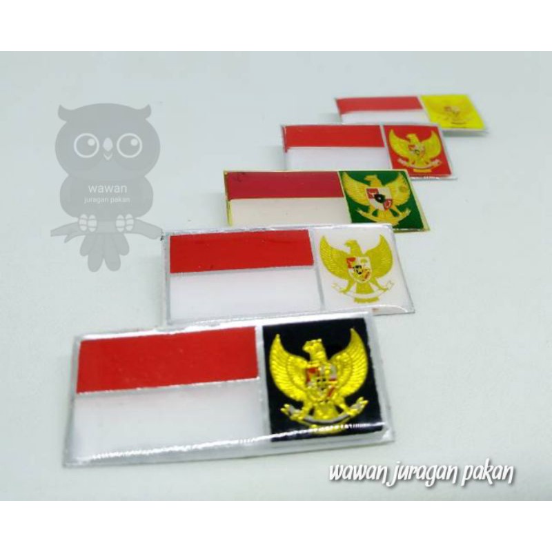 PIN MERAH PUTIH CEMITI BROS BENDERA ACESORIS PIN