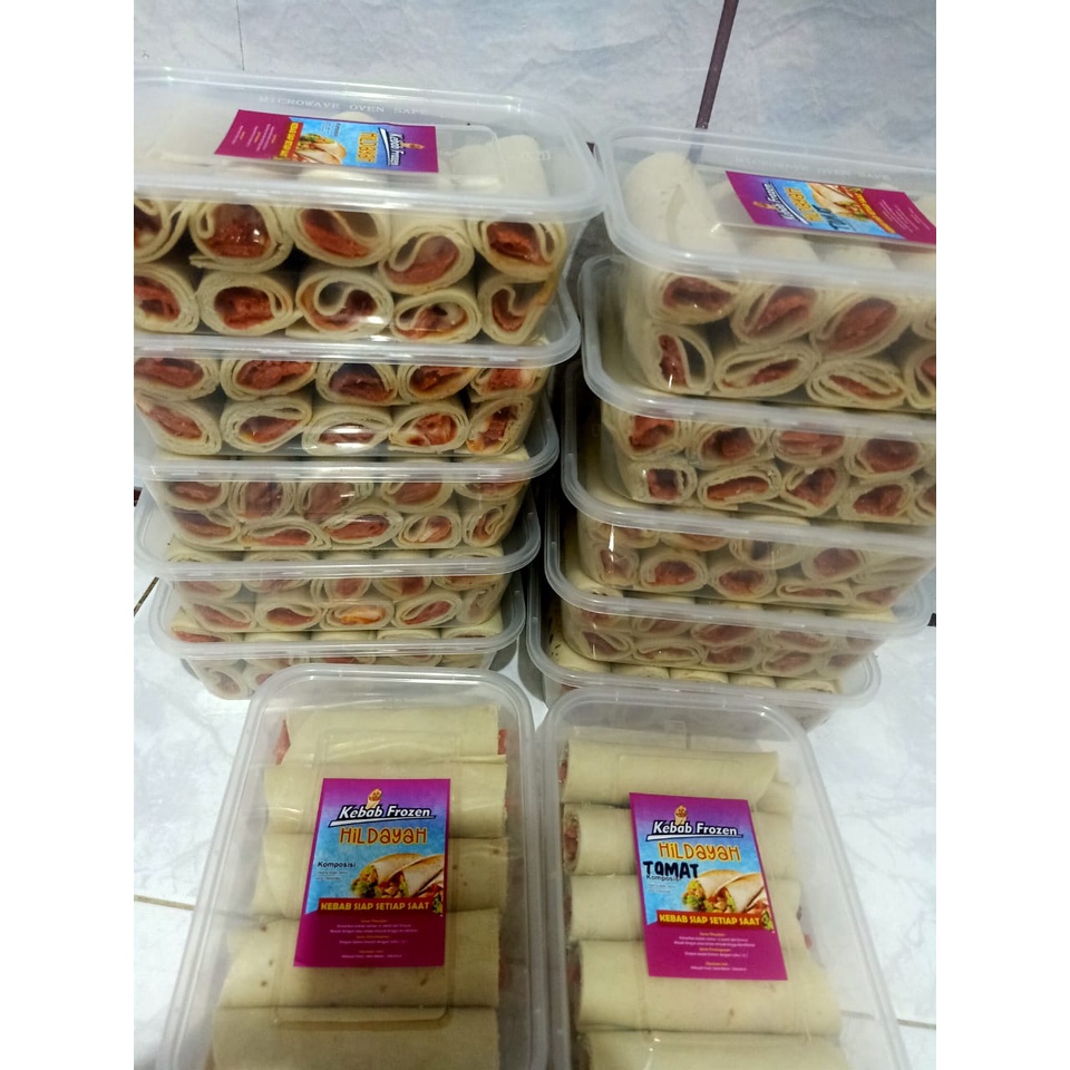 

Kebab Frozen Murah kulit lebanese isi 10pcs
