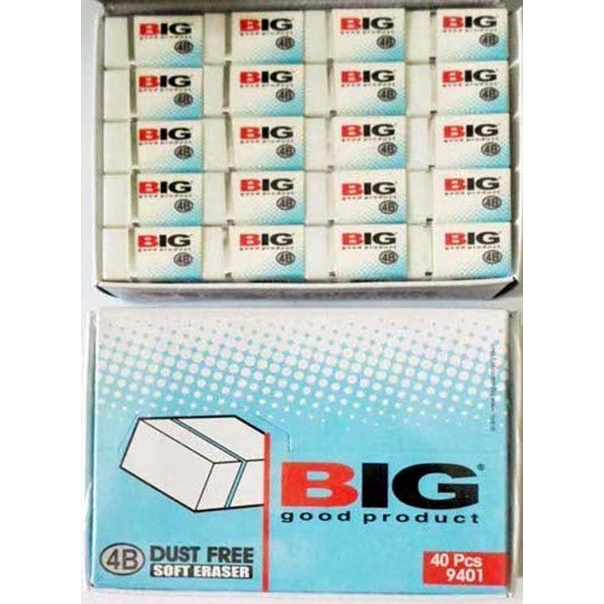 

ERASER, PENGHAPUS, STIP B-40 9401 WHITE BIG