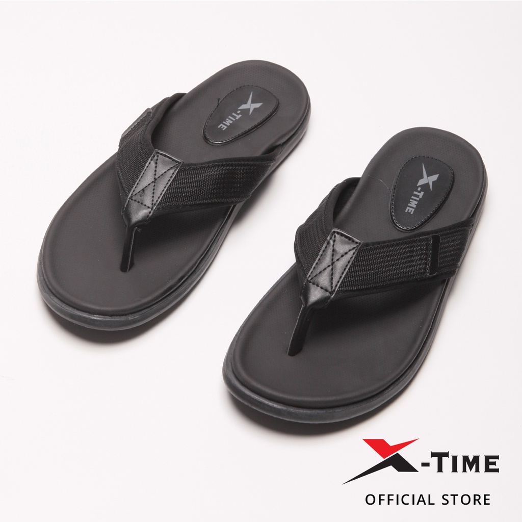 X-Time Sandal Pria Jepit Honduras Man Jepit-Black