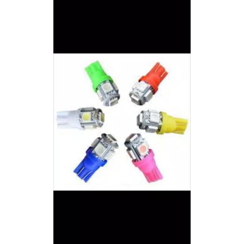 Lampu LED sen Jagung T10 Senja kota sein 5mata 5 titik mata Mobil Motor-1