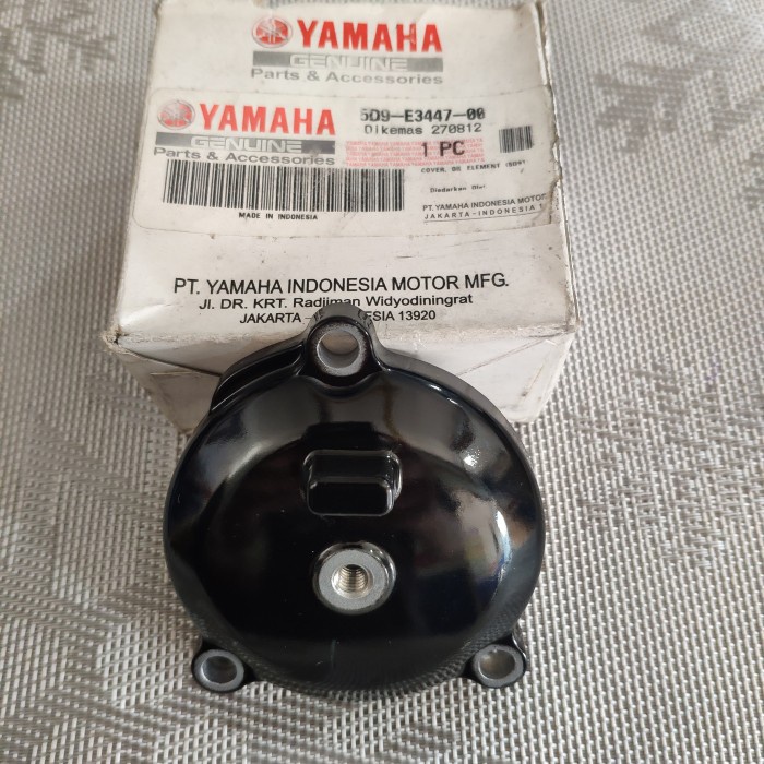 (100% ORIGINAL) Tutup Filter Oli (5D9-E3447-00) untuk Vega ZR Vega RR mantap