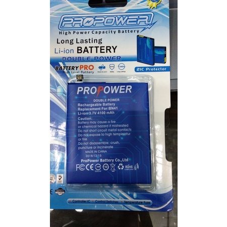 Baterai double power xiaomi redmi note 4/redmi note 4x mediatek Bn41 pro power