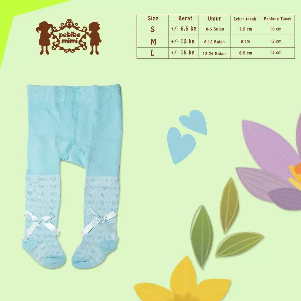 Petite Mimi - Baby Legging Polos Pita Warna Random