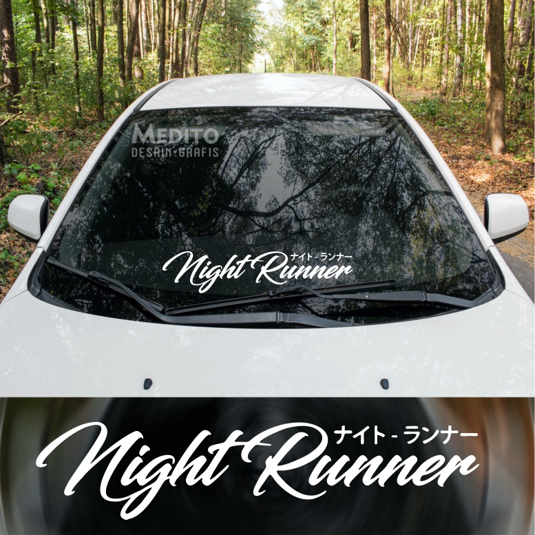 Sticker Cutting Night Runner