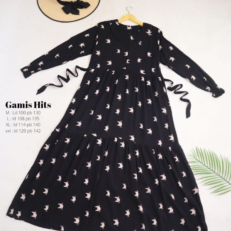 GAMIS HITS/GAMIS KATUN RAYON PREMIUM/GAMIS BUSUI/FASHION/GAMIS MOTIF KOTAK KOTAK/HOMEDRESS