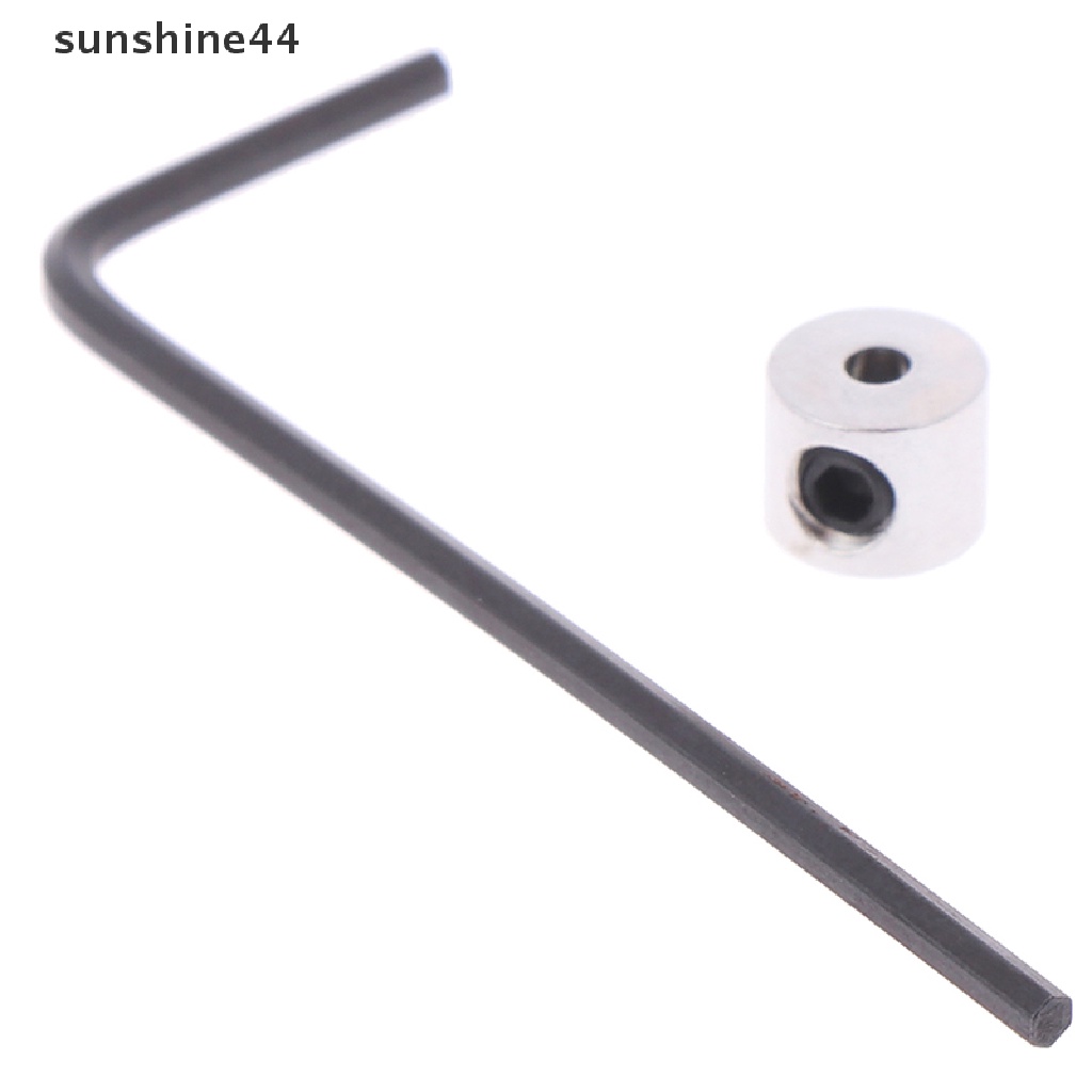 Sunshine 10pcs Kunci Pas Allen Bahan Kuningan Panjang 7mm