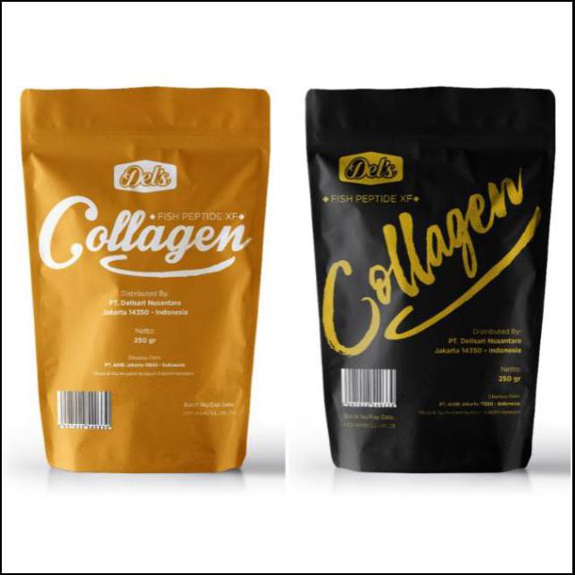 Bubuk Collagen Colagen Fish Peptide Halal Impor Kolagen Ikan 250 Gr
