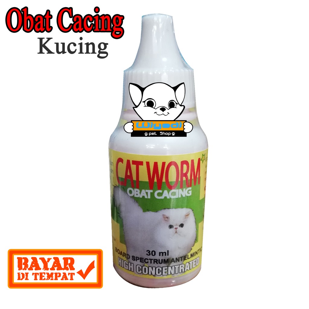 CAT WORM drop Diformulasikan untuk kucing yang kurus cacingan