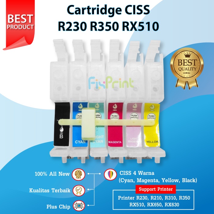 CISS Epson R230 R230x R210 R310 R350 RX510 RX650 RX630