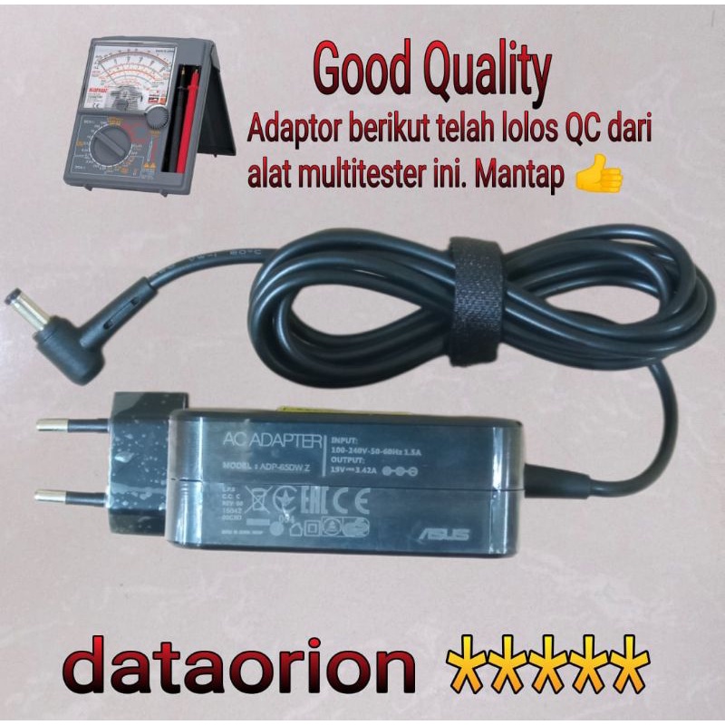 Adaptor Charger Asus Kotak 19V 3.42A DC 5.5*2.5 mm for Asus A46 A46C A46CA A46CB A46CM S551L