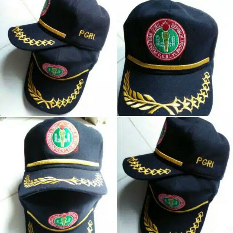 Topi PGRI laken / jaring bijian