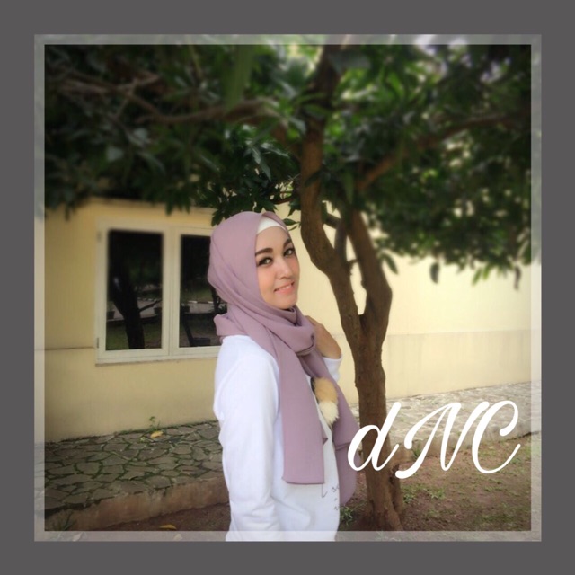 PASHMINA GEORGIA 💞 (Dusty Purple)