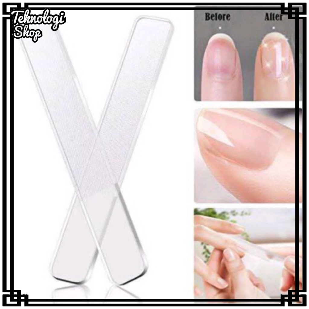 Kikir Kuku Glass/ Buffer Kuku/ Pengkilat Kuku Untuk Manicure dan Pedicure