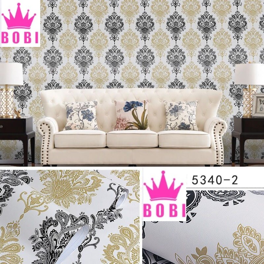 Wallpaper Dinding Sticker 5340-2 / Wallpaper Sticker 9mx45cm / Wallpaper Stiker 5340-2