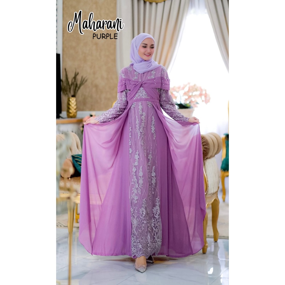 MAHARANI Gamis Pesta Muslimah Bridesmaid Kondangan Walimatul Kondangan Bridemaids