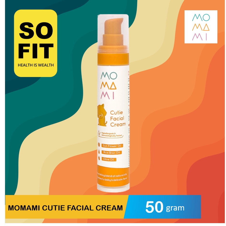 Momami Baby CUTIE FACIAL CREAM - Lotion &amp; Cream Bayi 50 gr