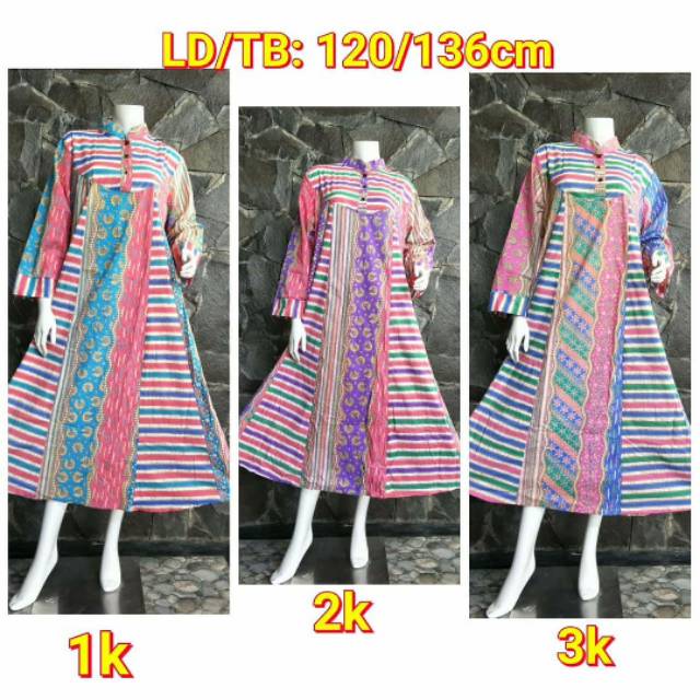 Gamis batik HAP hana katun gamis dewasa gamis muslimah