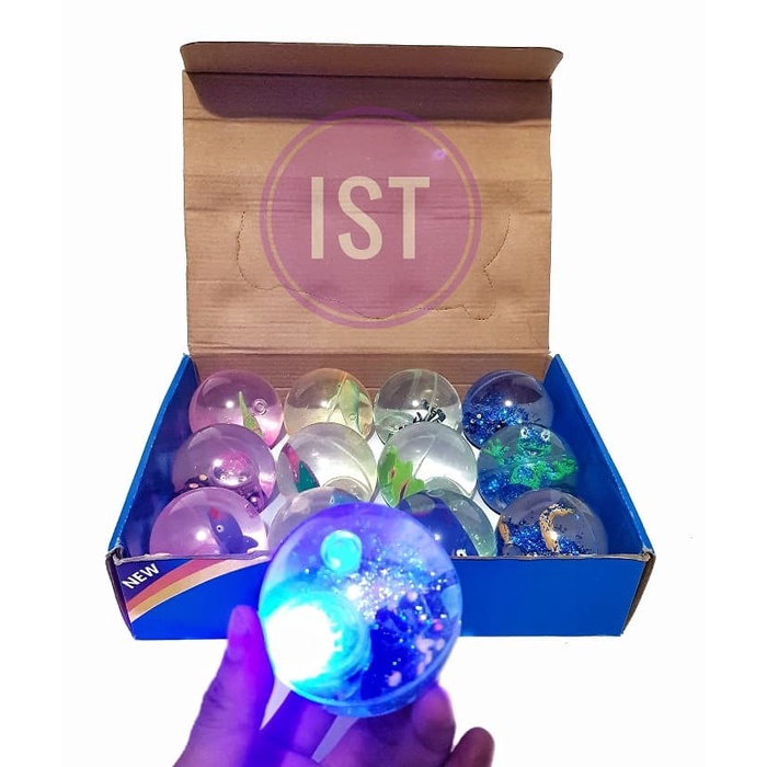 Mainan Anak Bola Bekel Bola Karet Bola Pantul Lempar Lucu