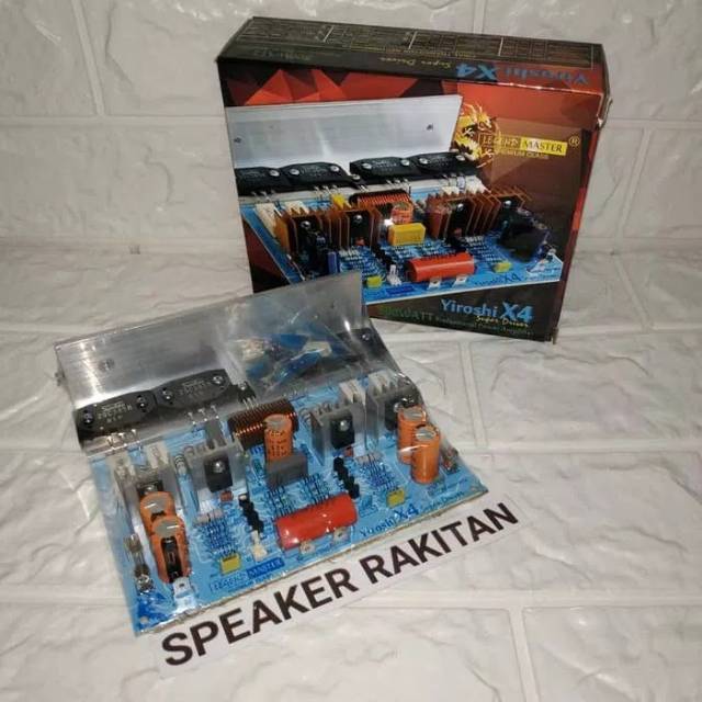 Kit Power Amplifier YIROSHI X4 + TR Sanken 500Watt mono