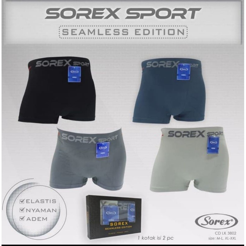 Celana Boxer laki laki Sorex man M 3802