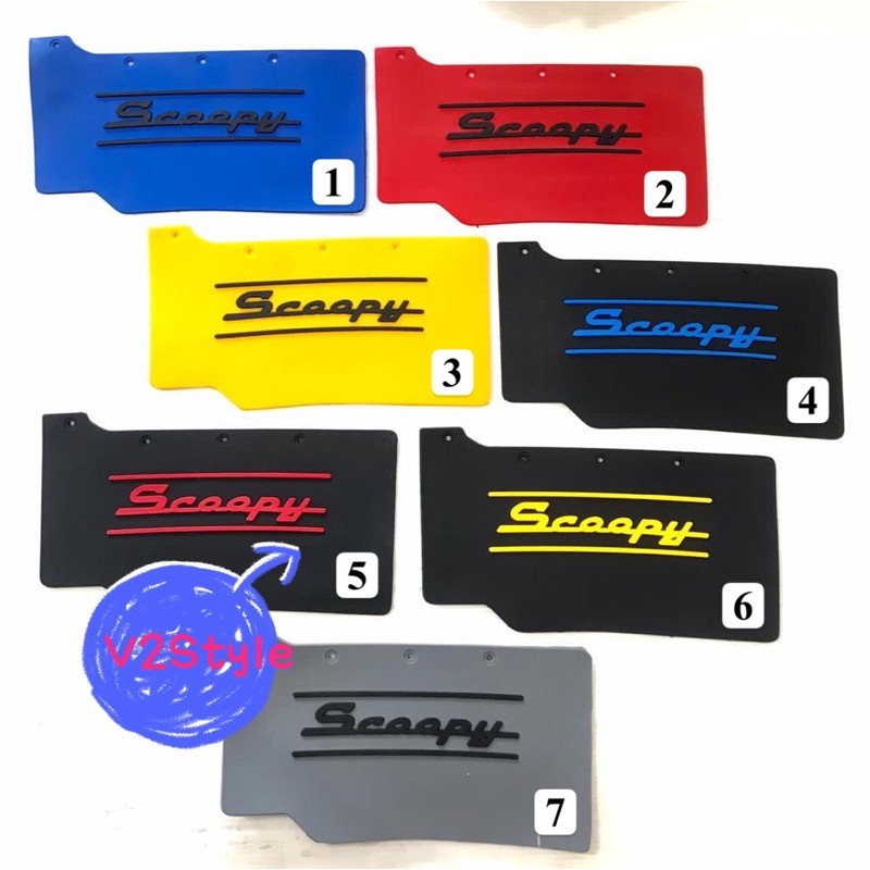 Mudflap Scoopy ASLI KARET mud guard Spakbor Iejimo pelindung mesin dinamo Starter anti lumpur AksesoRIS Mud flap scoopy Fi / Esp Mudflap karet pelindung Lumpur Kolong Motor SCOOPY NEW DESIGHT