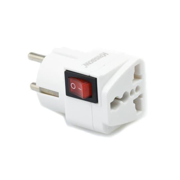 Steker Adaptor With Switch | Krisbow Steker Adaptor Switch