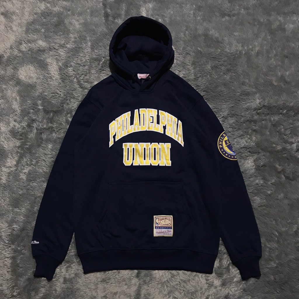 JAKET SWEATER HOODIE MITCHELL AND NESS PHILADELPIA UNIO HIGH MIRROR PREMIUM QUALITY