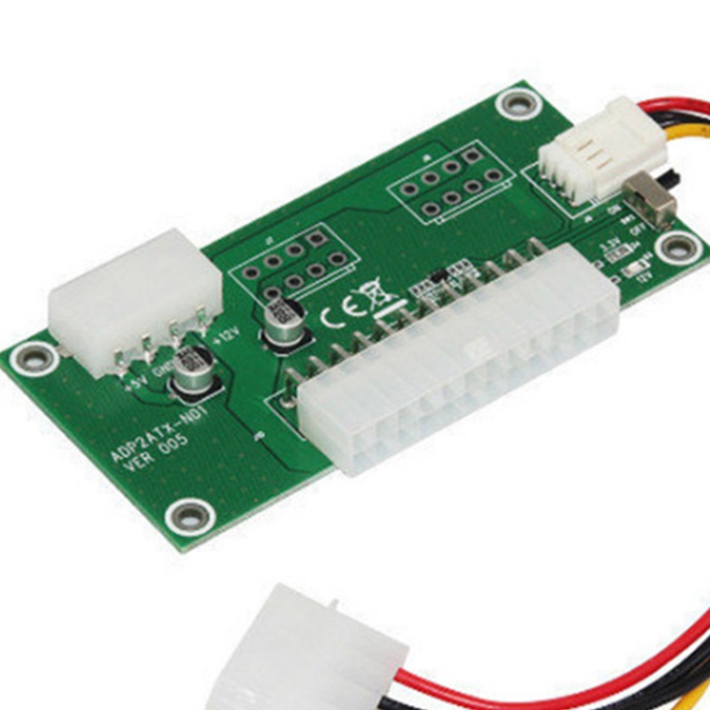 Btsg Atx 24Pin Ke 4Pin Molex Power Adapter Dual Power Supply Board Synchronous Start